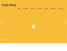 Tablet Screenshot of copyshopmo.com